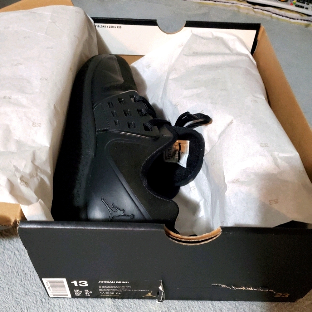 All Black Jordan Grind